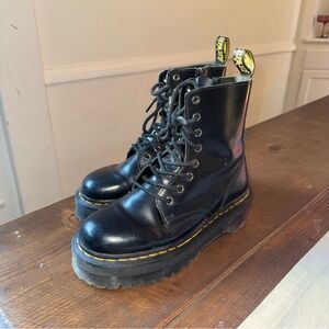 Dr. Martens Black Jadon Boot Smooth Leather